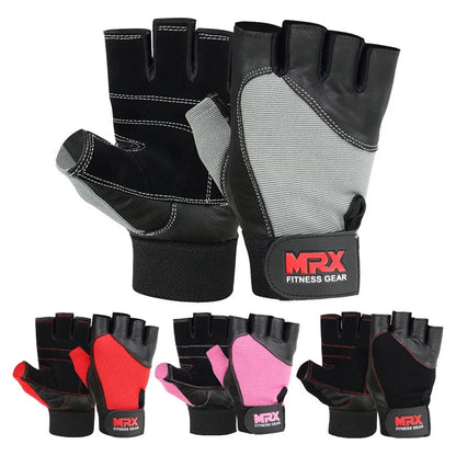 Weight Lifting Gloves Gym Training Bodybuilding Fitness Glove Workout Men & Women Purple XL